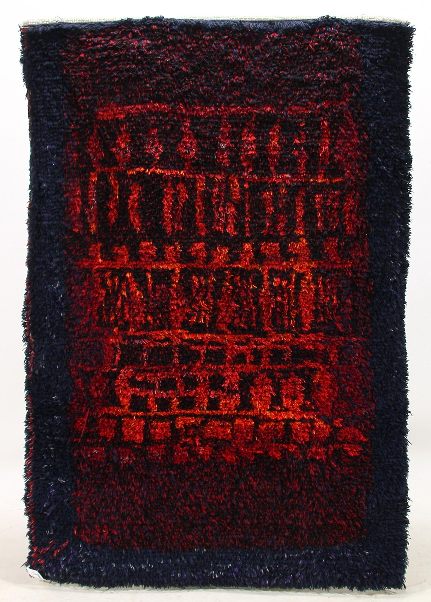 MATTA, rya, "Kaski", LK Halme, 1963. 160 x 107.
