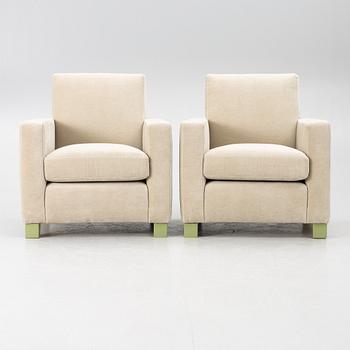 A pair of 'Caspian Club Chairs' by RIJD, contemporary.