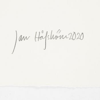 Jan Håfström, etching in colours, 2020, signed 45/50.