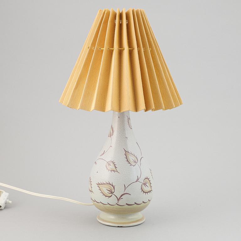 Eva Jancke Björk, a ceramic table light, Bo Fajans.