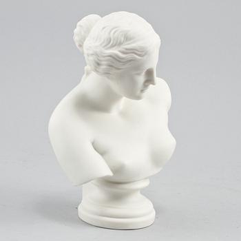 SKULPTUR, parian, "Venus", Gustafsberg, 1900.