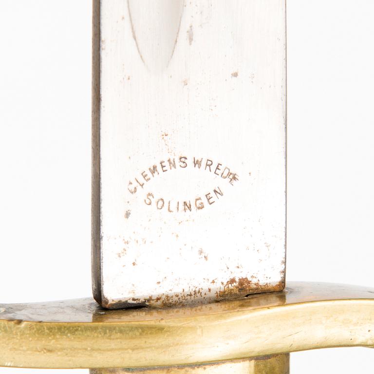 A Russian officer's sabre, model 1881.