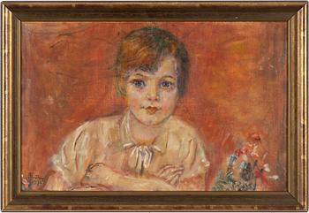 Mina Carlsson-Bredberg, Girl with Flowers.