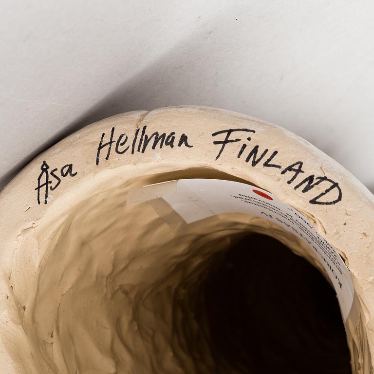 Åsa Hellman, a 'Kore-patsas IV' sculpture, signed Åsa Hellman Finland 2000.