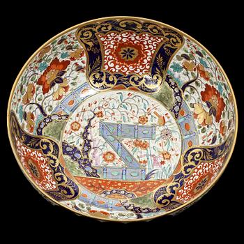 BÅLSKÅL, porslin, sannolikt Tyskland, 1800/1900-tal.