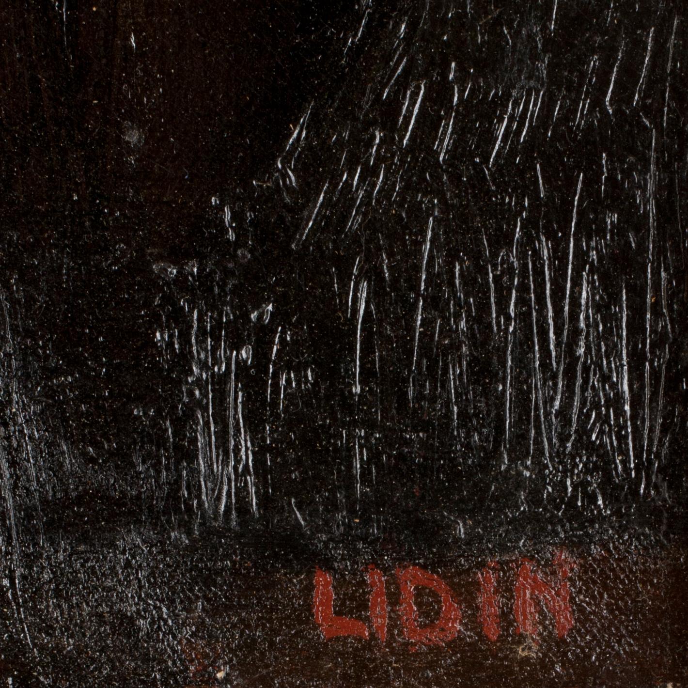 ROLF LIDIN, Signed Lidin, oil on canvas.