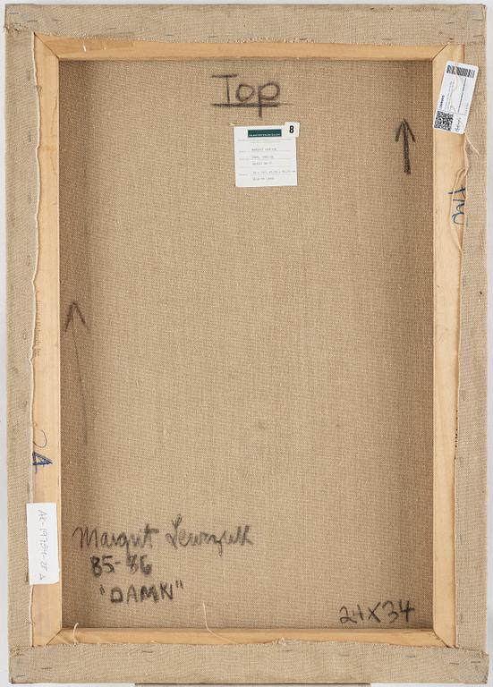 Margrit Lewczuk, oil on canvas, signed and dated -85-86 on verso.