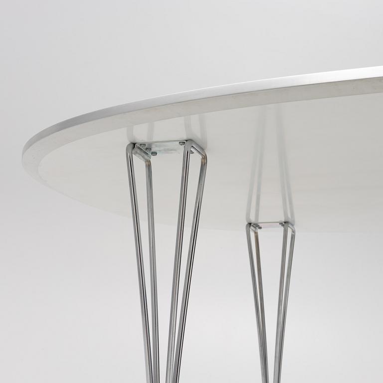 Bruno Mathsson & Piet Hein, a 'Superellipse' dining table, Fritz Hansen, Denmark, 1982.