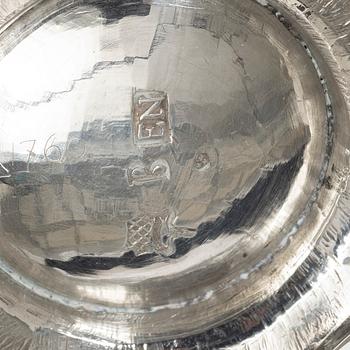 A Swedish Rococo silver beaker, mark of Elias Noreus, Östhammar 1760.