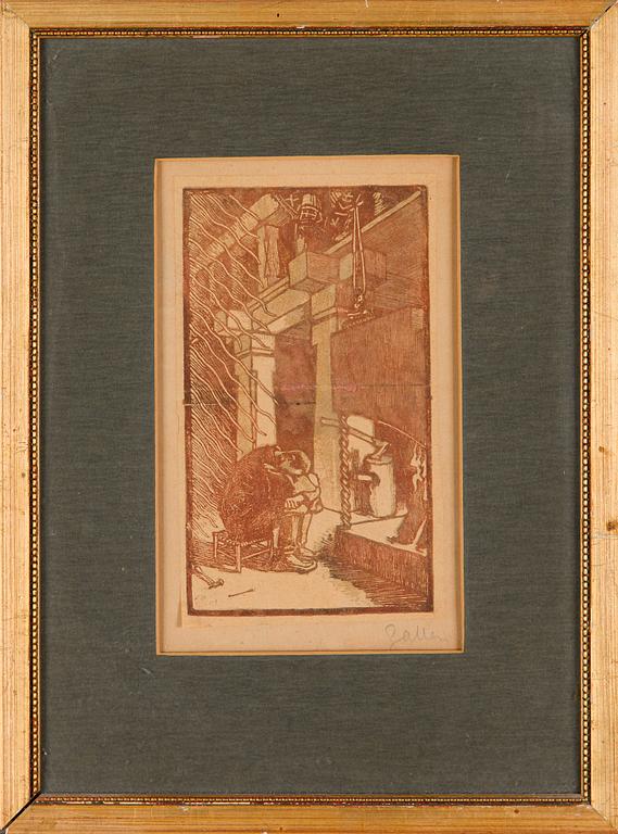 Akseli Gallen-Kallela, "Inspiration".