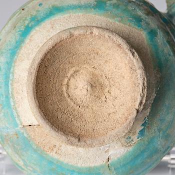 Two pottery jugs, Central Asia, 13th century.