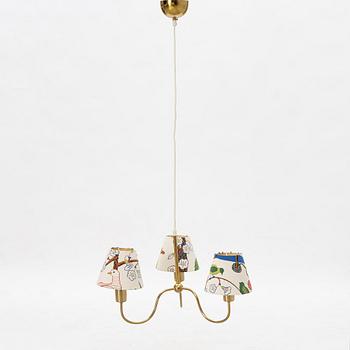 Josef Frank, a model 2479 ceiling lamp, Firma Svenskt Tenn, Sweden.