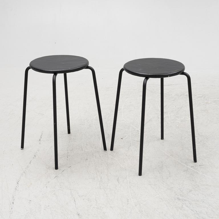 Jonas Bohlin, a pair of "palett" stools, Jonas Bohlin Design, Stockholm, Sweden.