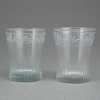GLAS, 10 st, tidigt 1800-tal.