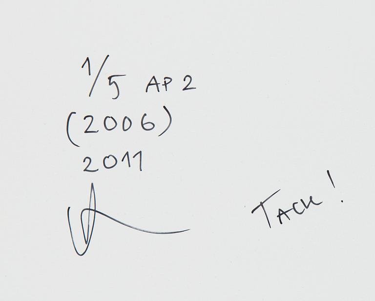 Aida Chehrehgosha, From the series ”Till mamma och pappa och mina två bröder”, 2006. Signed Aida Chehrehgosha and dated 2011 and numbered 1/5 +...