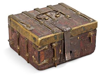 A neo-Gothic casket, probably 18th century.