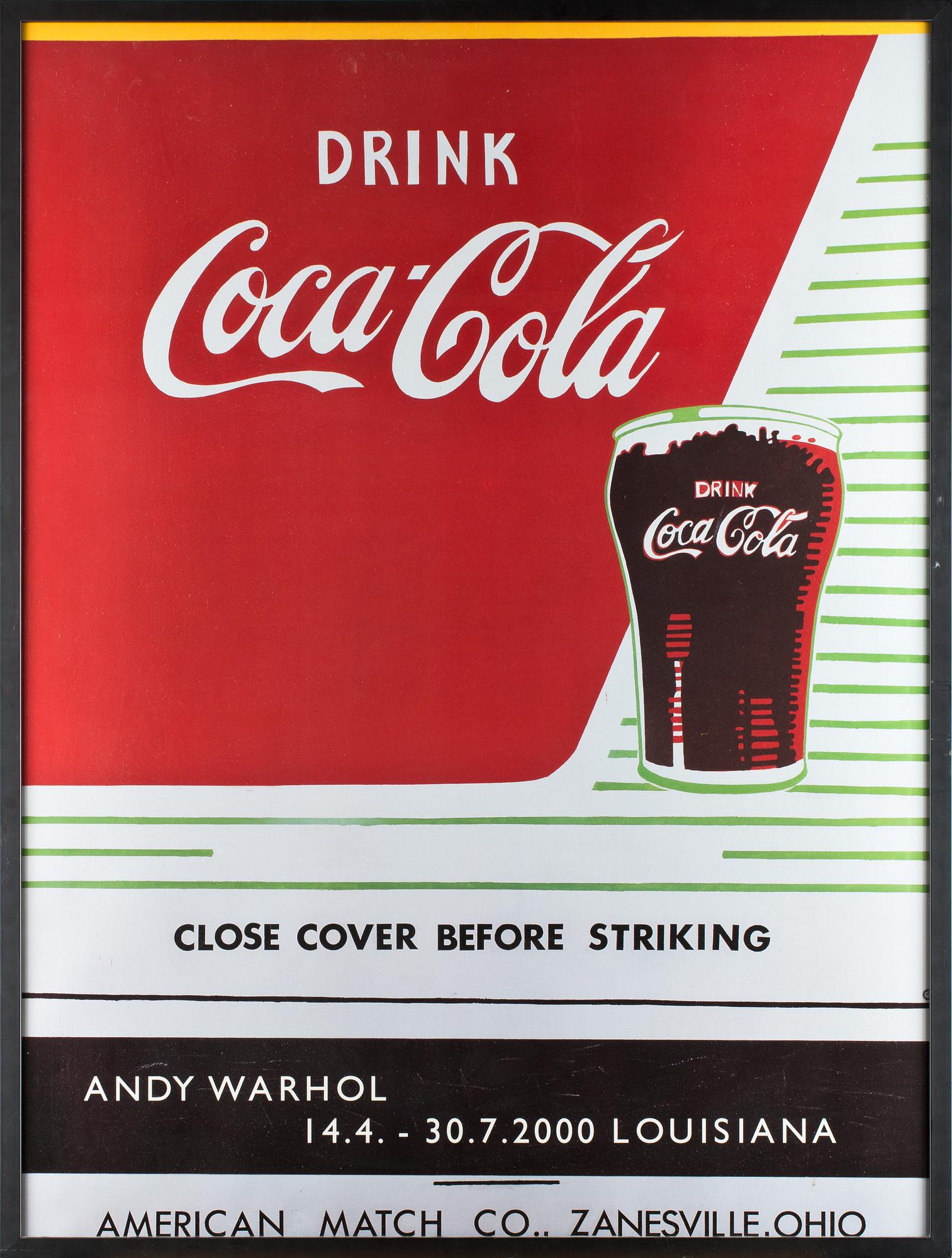 UTSTÄLLNINGSAFFISCH, Andy Warhol, efter, 2000, Louisiana.