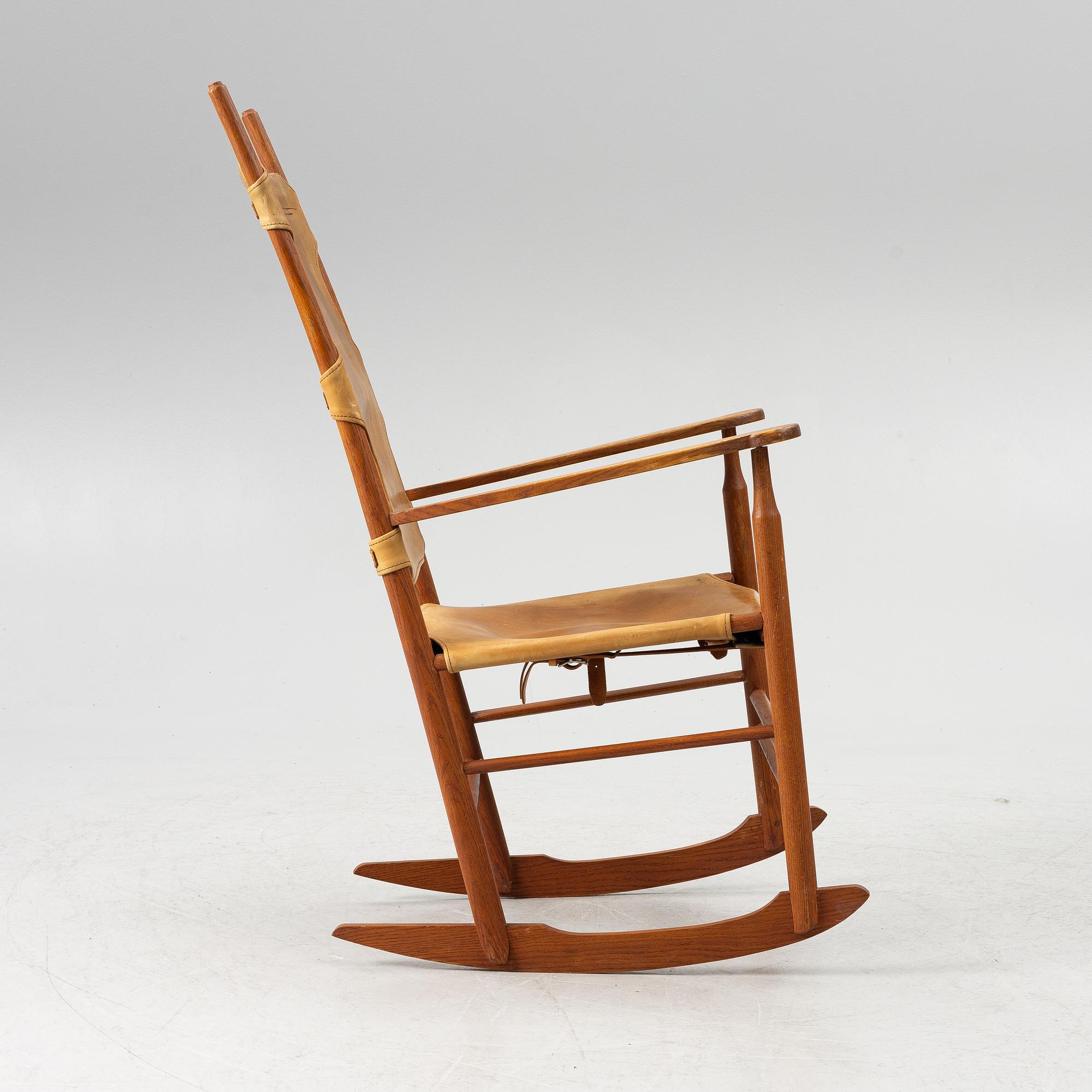 Rocking chair, probably Denmark, 1950s/60s.