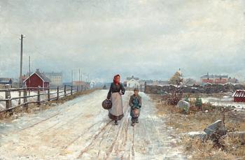 80. Gottfrid Kallstenius, On the outskirts of the town.