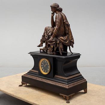 An end of the 19th century mantle clock.