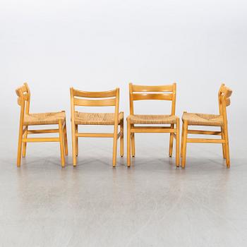 BÖRJE MOGENSEN, matbord samt stolar, 4 st.