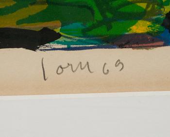 ASGER JORN, färglitografi, signerad och numrerad 130/300.