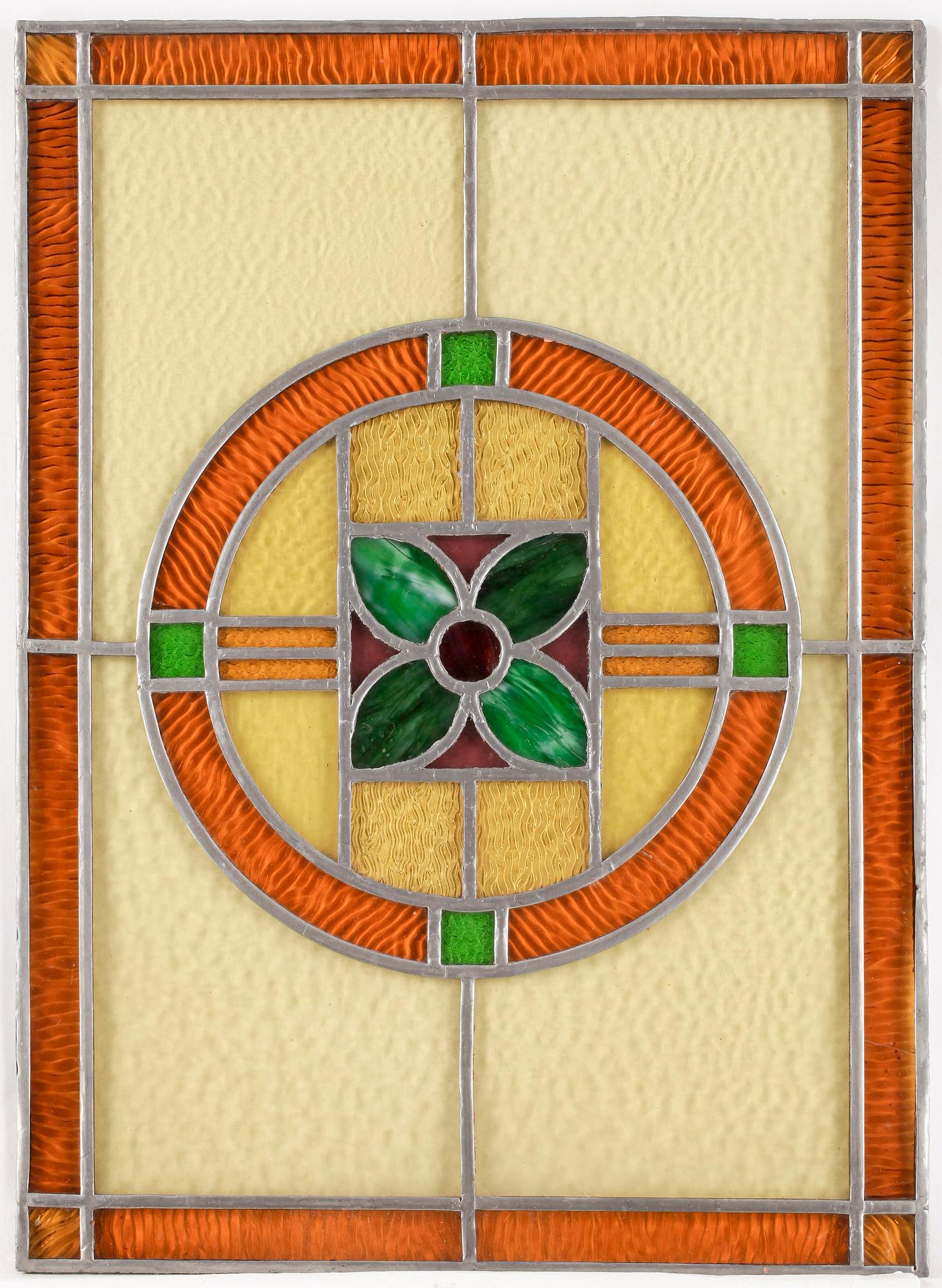 BLYFÖNSTER, ett par, 1900-tal.