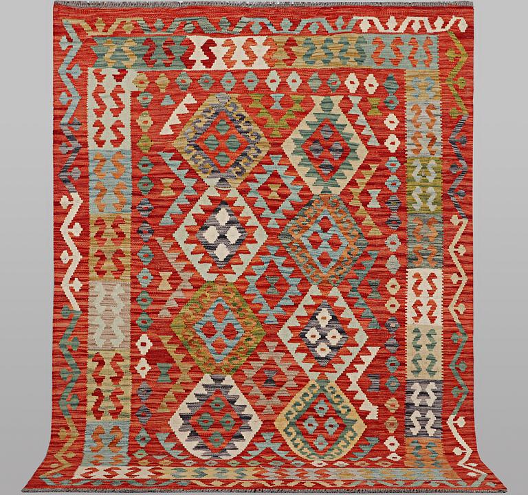 A rug, Kelim, ca. 204 x 143 cm.
