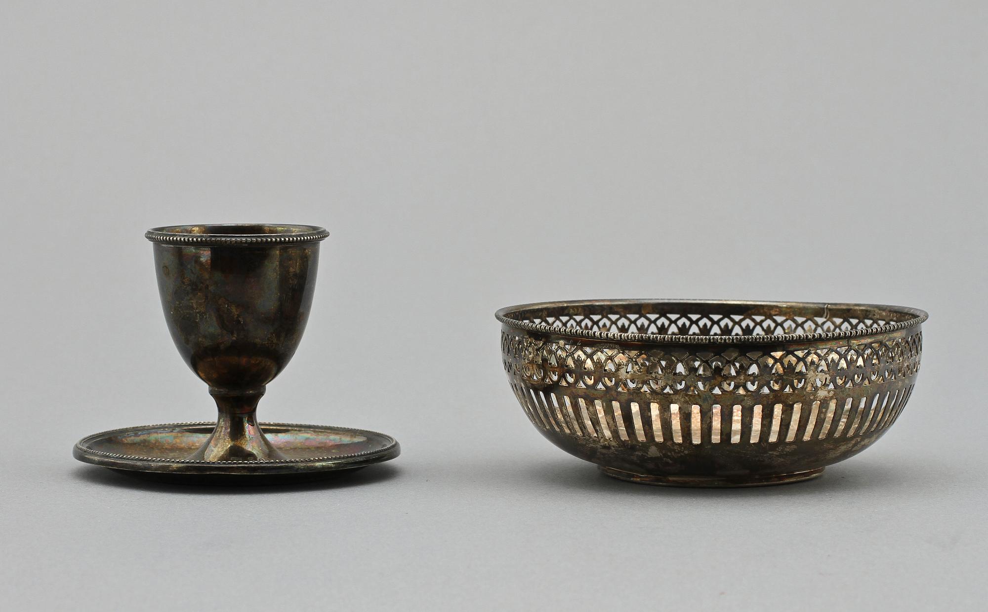 PARTI SILVER, 5 delar, 1900-tal, vikt 290 g.