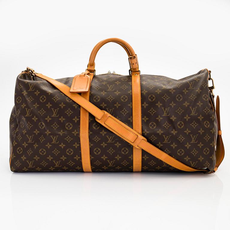 Louis Vuitton, a Monogram Canvas 'Keepall 60 Bandoulière' weekendbag.