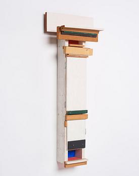 John Kandell, unikt skåp, ”Hortensiaskåpet”, utfört av Kandell i sin egen ateljé 1984.
