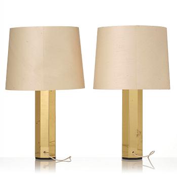 Hans-Agne Jakobsson, a pair of table lamps model B 203/36, Hans-Agne Jakobsson AB, Markaryd, 1960s-70s.
