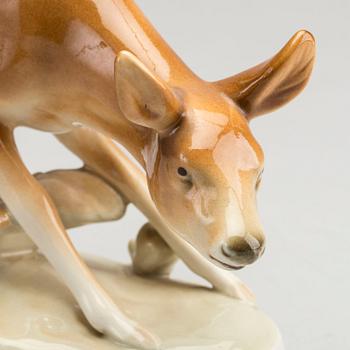 FIGURIN, porslin, Royal Dux, Bohemia,  1900-talets mitt / senare del.