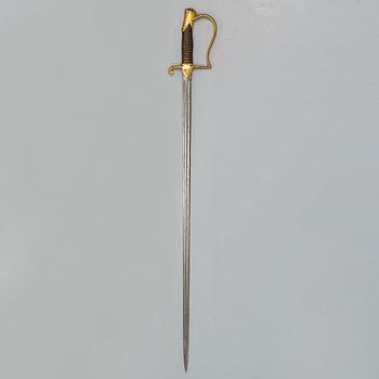 A Swedish late 19th century small sward, and a belt by Sporrong, 20th century.
