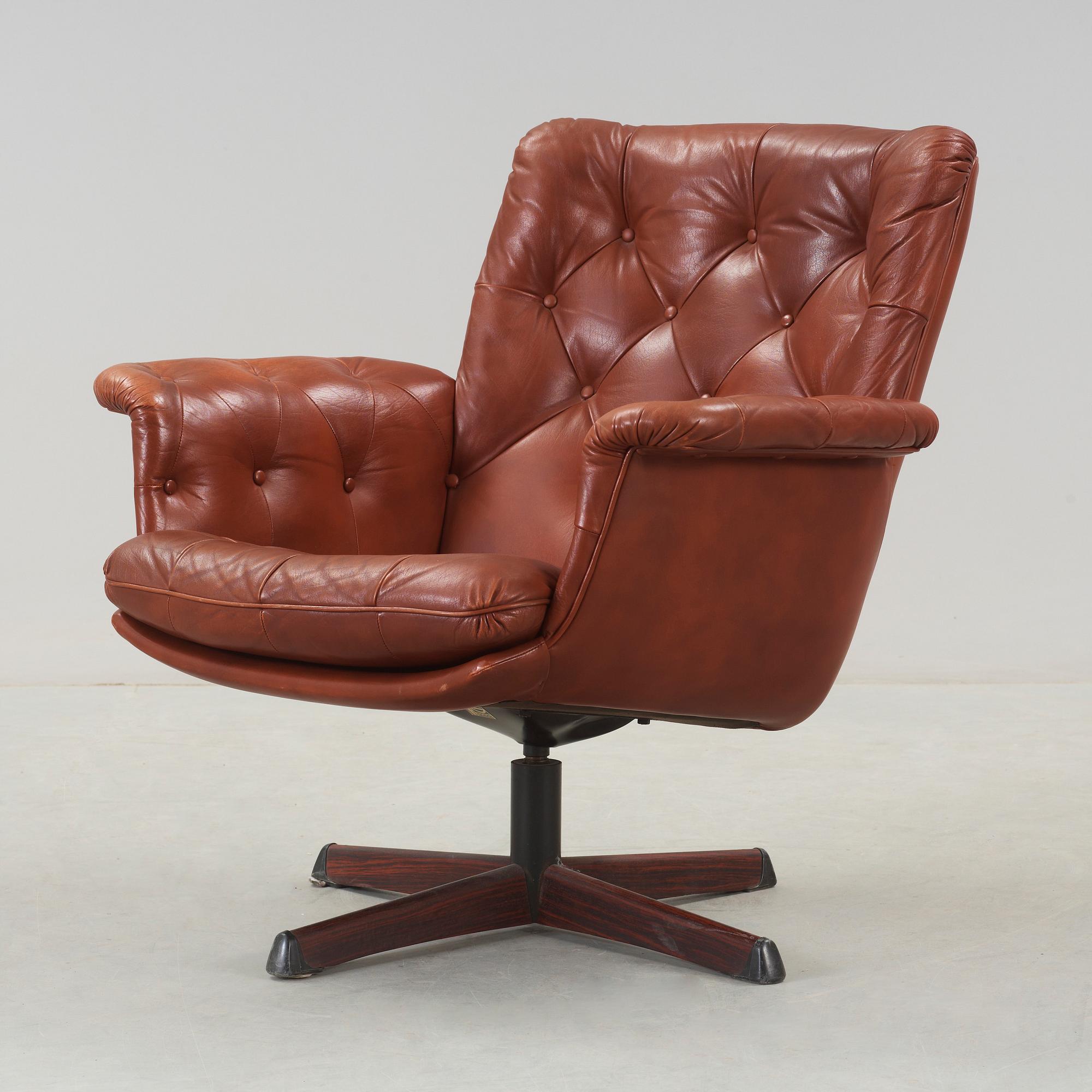 FÅTÖLJ, Göte-Möbler, Nässjö, 1970-tal.