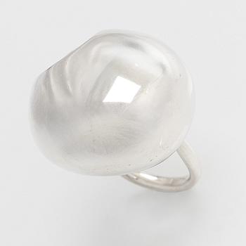Georg Jensen, ring, "Cave", silver, designed by Jacqueline Rabun, circa 2000.