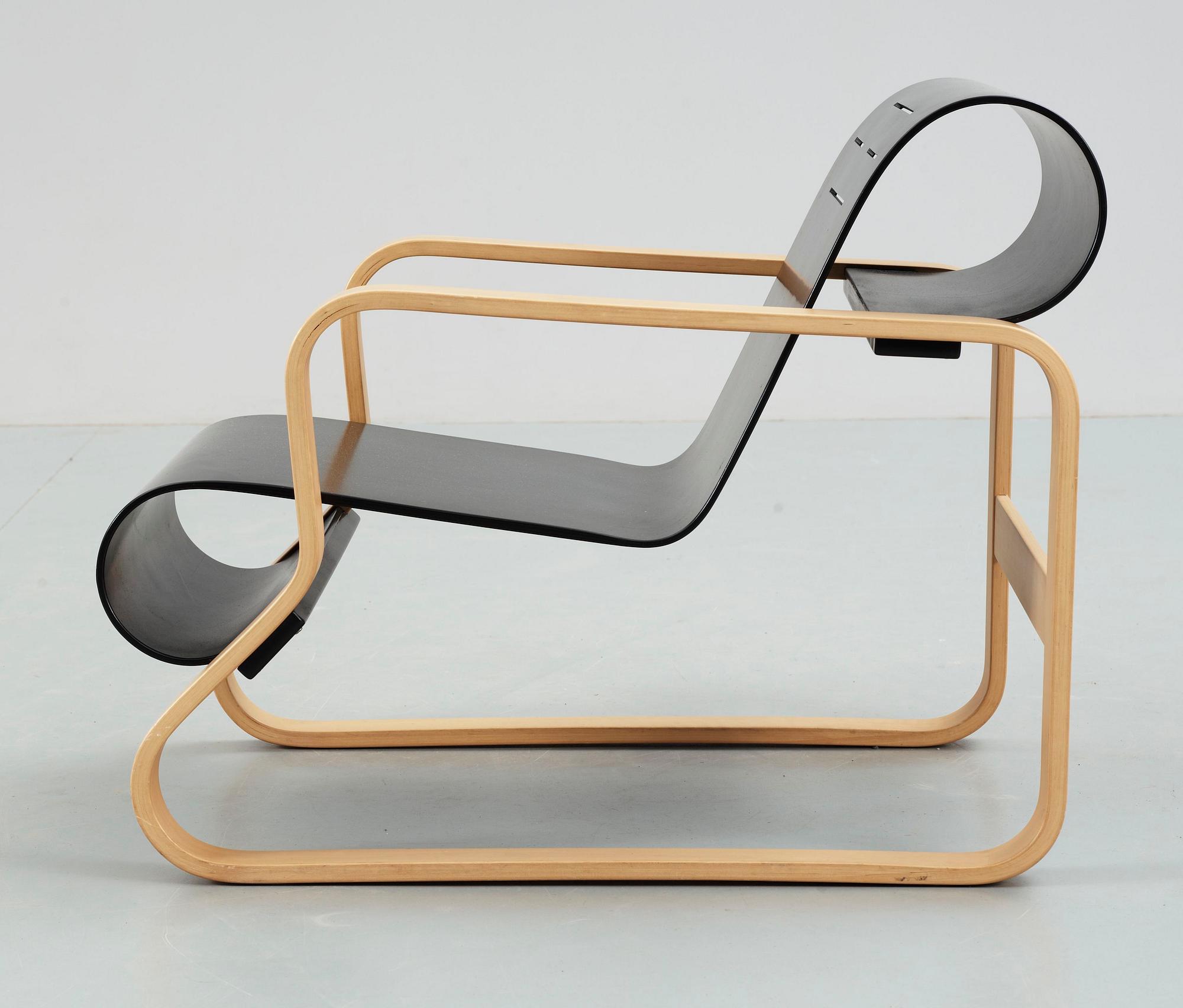 FÅTÖLJ, "Paimio", Alvar Aalto, för Artek, Finland.
