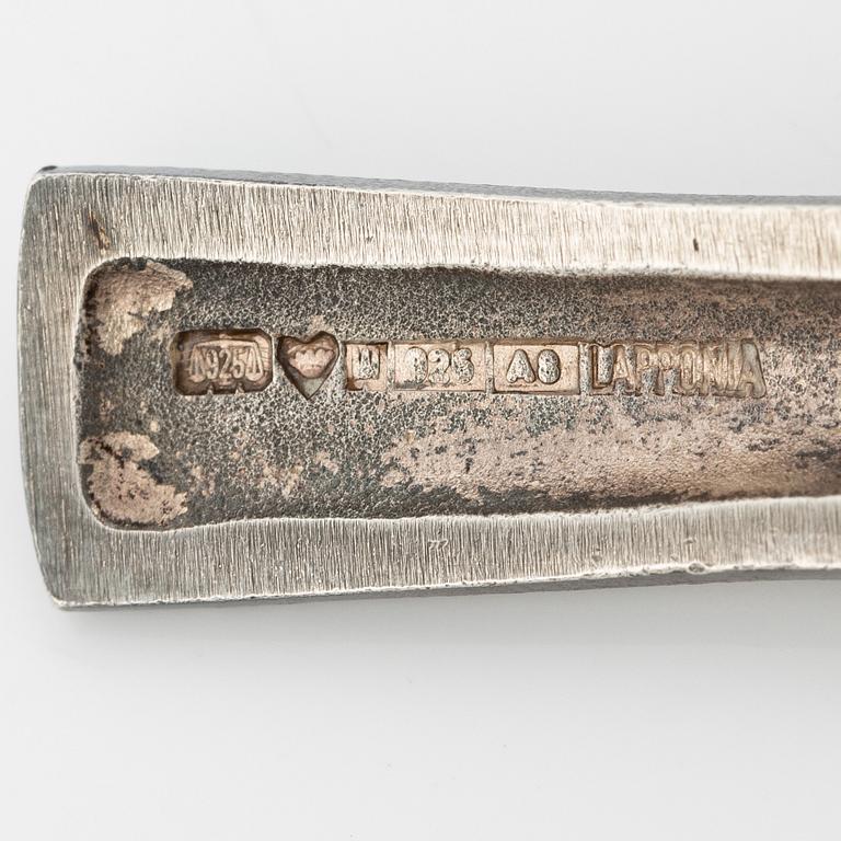 Bracelet in the form of a swallow, sterling silver, Lapponia, Finland 1978.