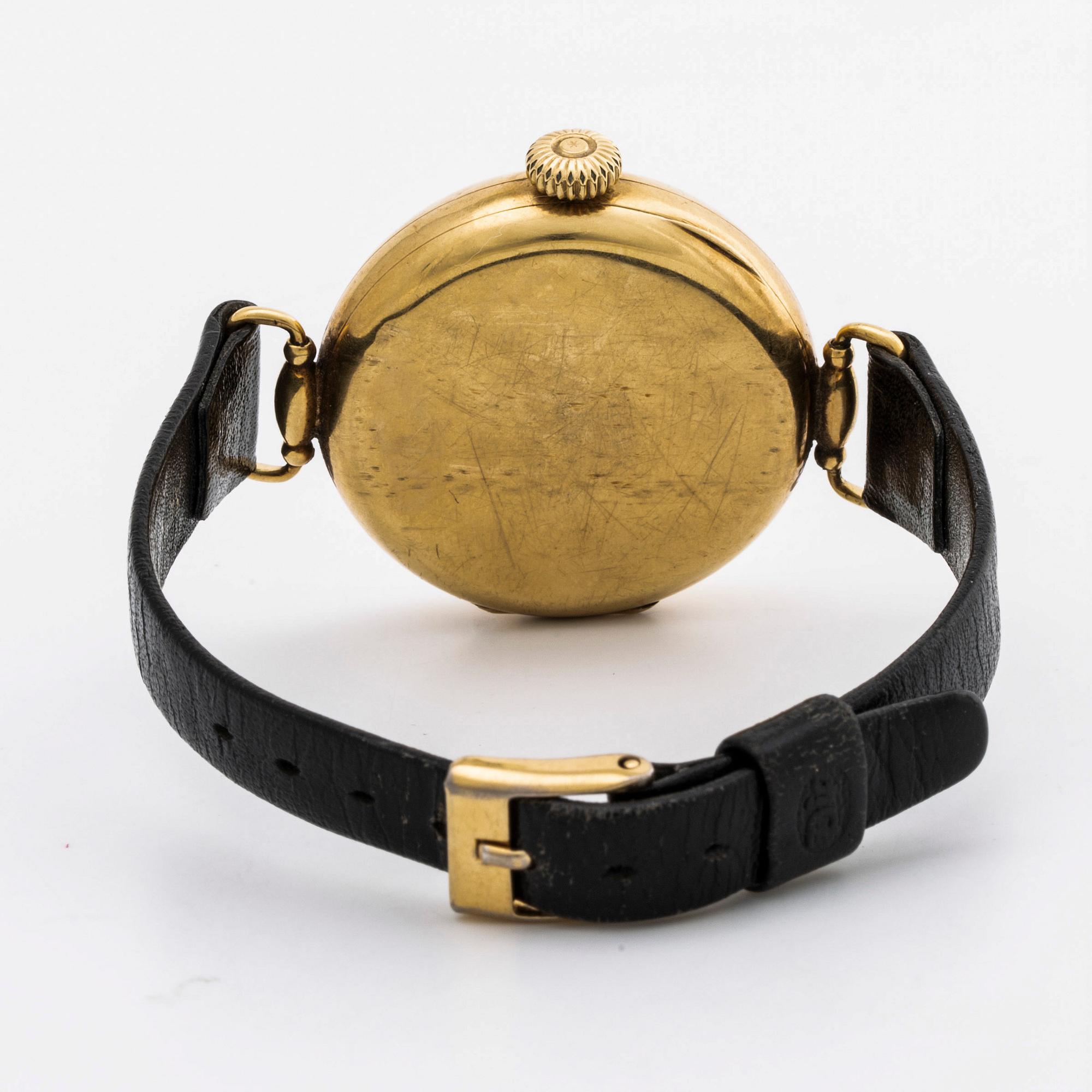 LONGINES 18K gold, "9 Grand Prix", 35 mm, manual, year 1928.