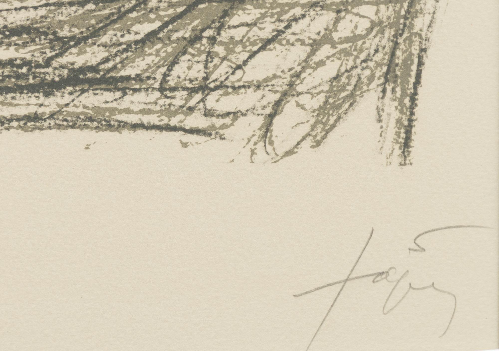 Antoni Tàpies, "Les Deux Cartes".