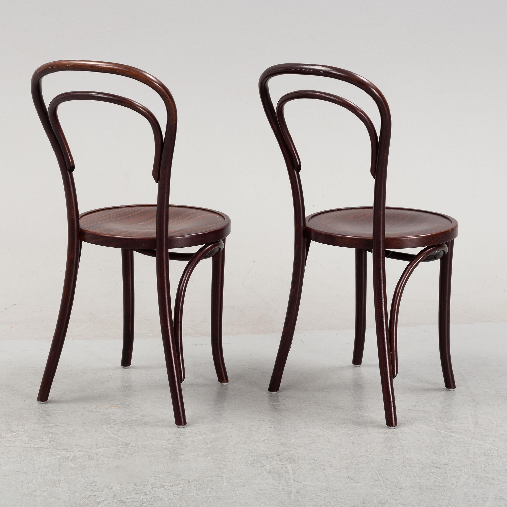 Beau Marché, stolar, 6 stycken, "Thonet café stol", Danmark, modern tillverkning.