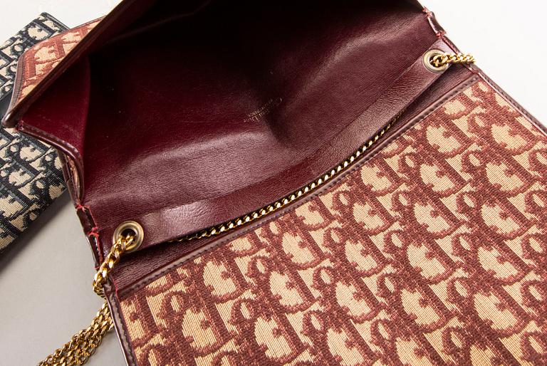 Christian Dior, bags, 2 pcs, 1970s-80s.