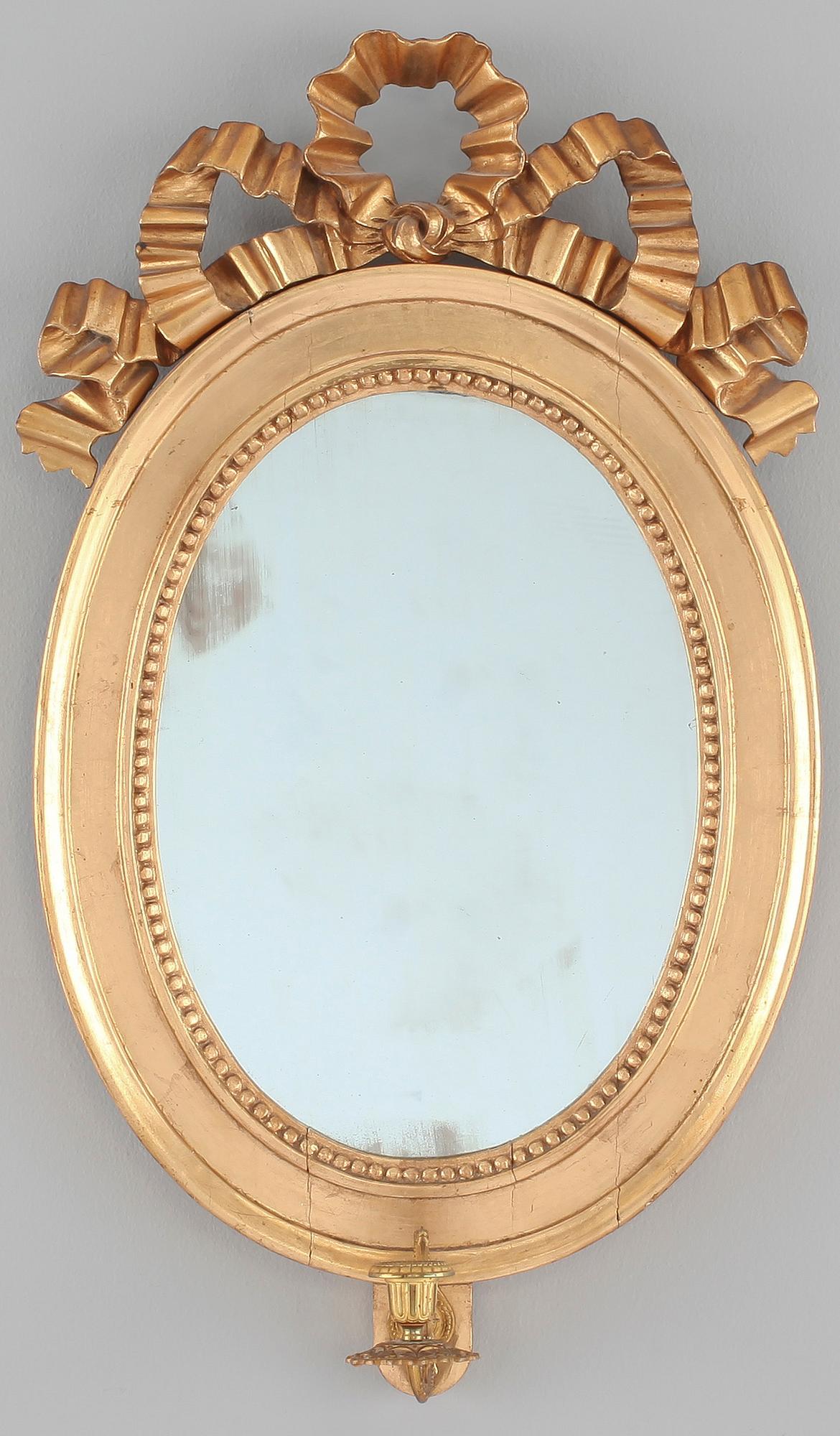 SPEGELLAMPETTER, ett par, gustavianska, sent 1700-tal/tidigt 1800-tal.