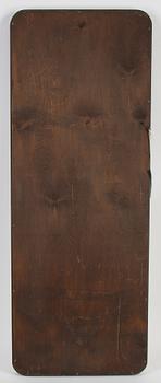 A stained birch mirror, 1930's.