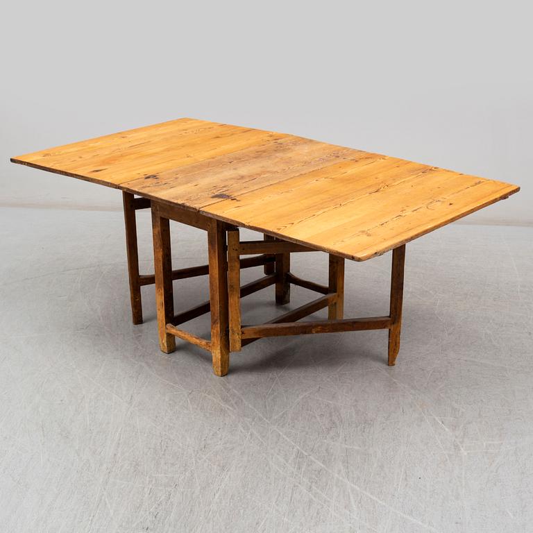 A Swedish 19th century gateleg table.