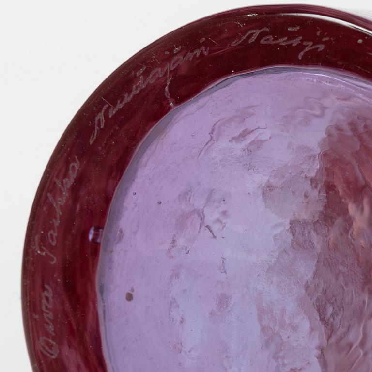 Oiva Toikka, vas, glas, "Bambu", Nuutajärvi Notsjö, 1960-tal.