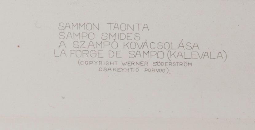 AKSELI GALLEN-KALLELA, mapp med heliogravyrer, 21 st, Werner Söderström Aktiebolag 1912.