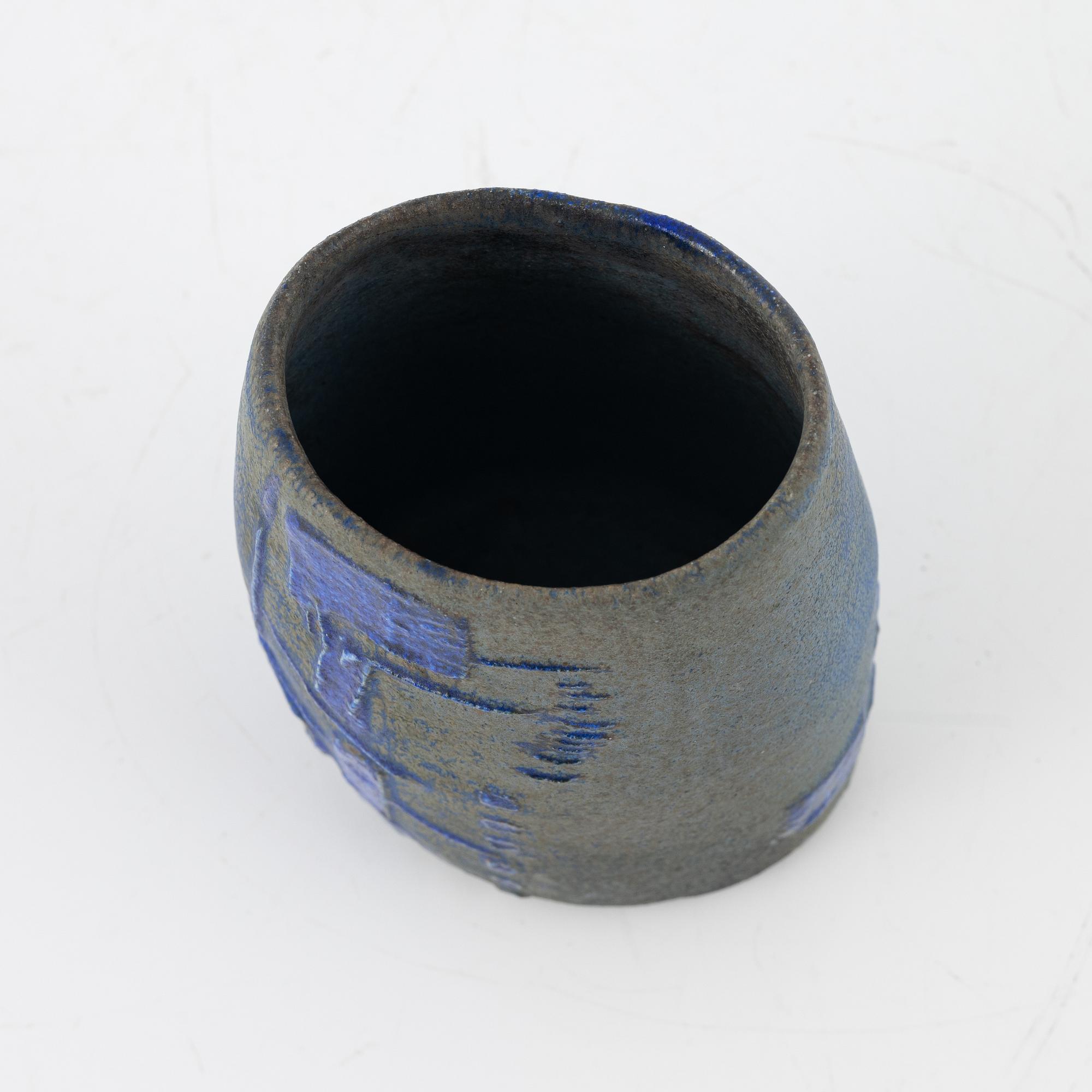 Carlo Zauli, a ceramic vase, Faenza, Italy.