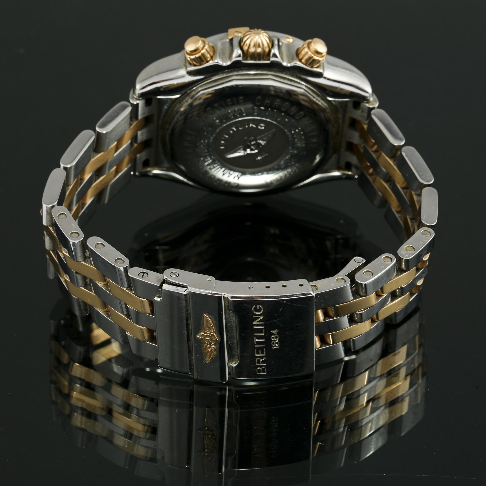 AMBANDSUR, herr, guld och stål, Breitling, 2000-tal.