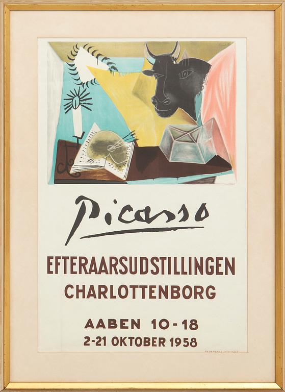 Pablo Picasso, "Picasso After the Exhibition Charlottenborg" 1958.